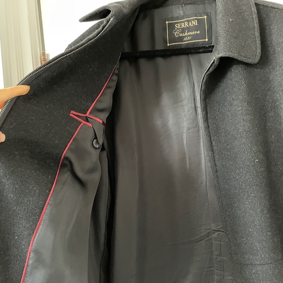 100% Cashmere fully lined black men’s jacket - Picture 3 of 4